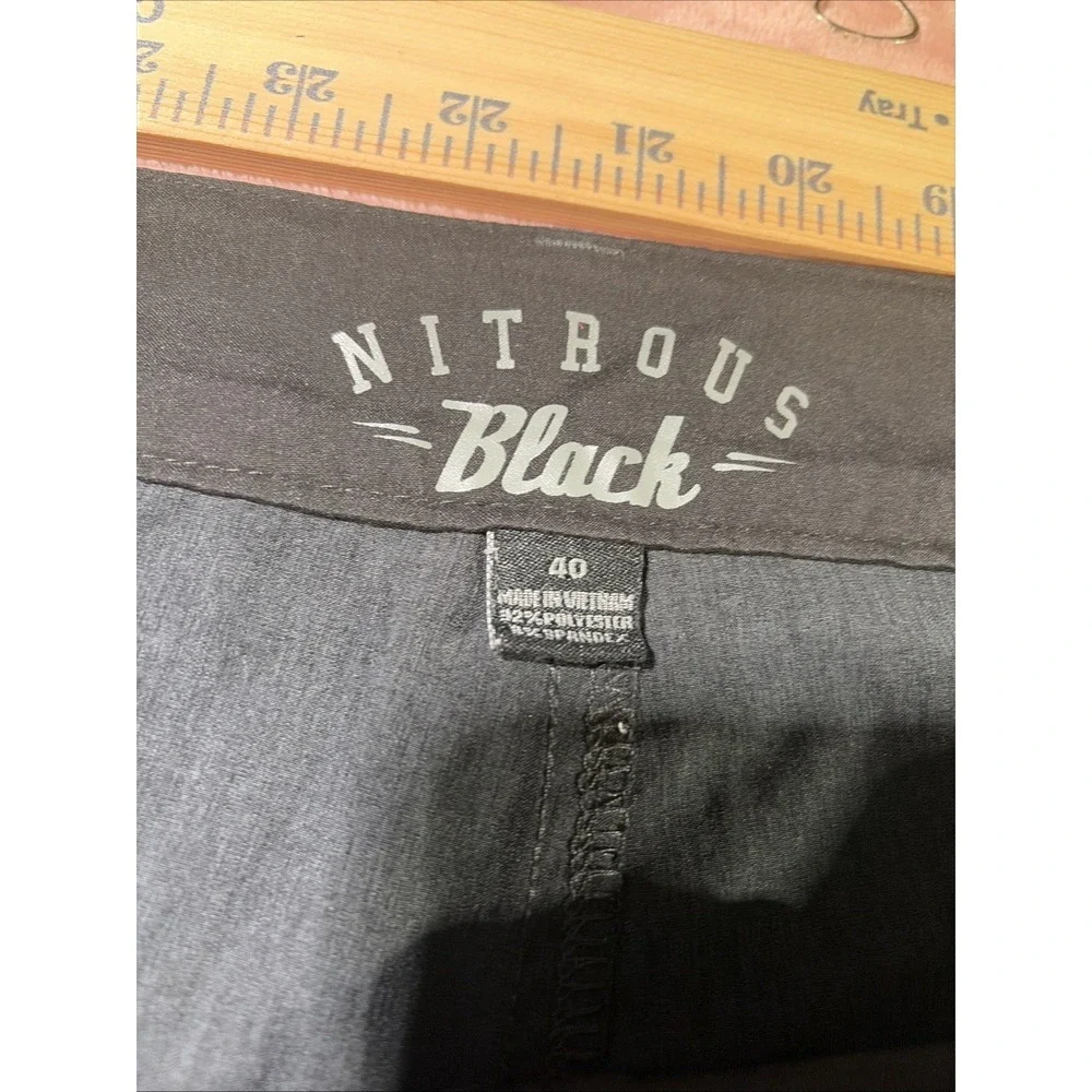 Lot Of Two Men's Sz 40 Golf Casual Shorts. Nike Golf And Nitrous Black